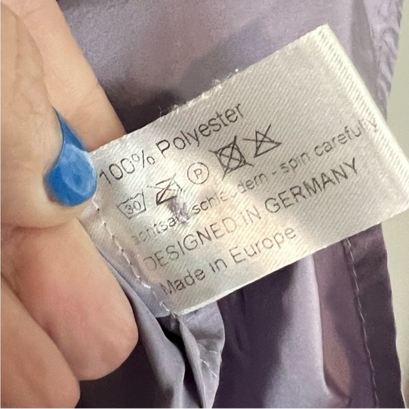 Katharina HOVMAN Oversized Taffeta Blouse Top Shirt Lilac Purple 12 L - Picture 9 of 9